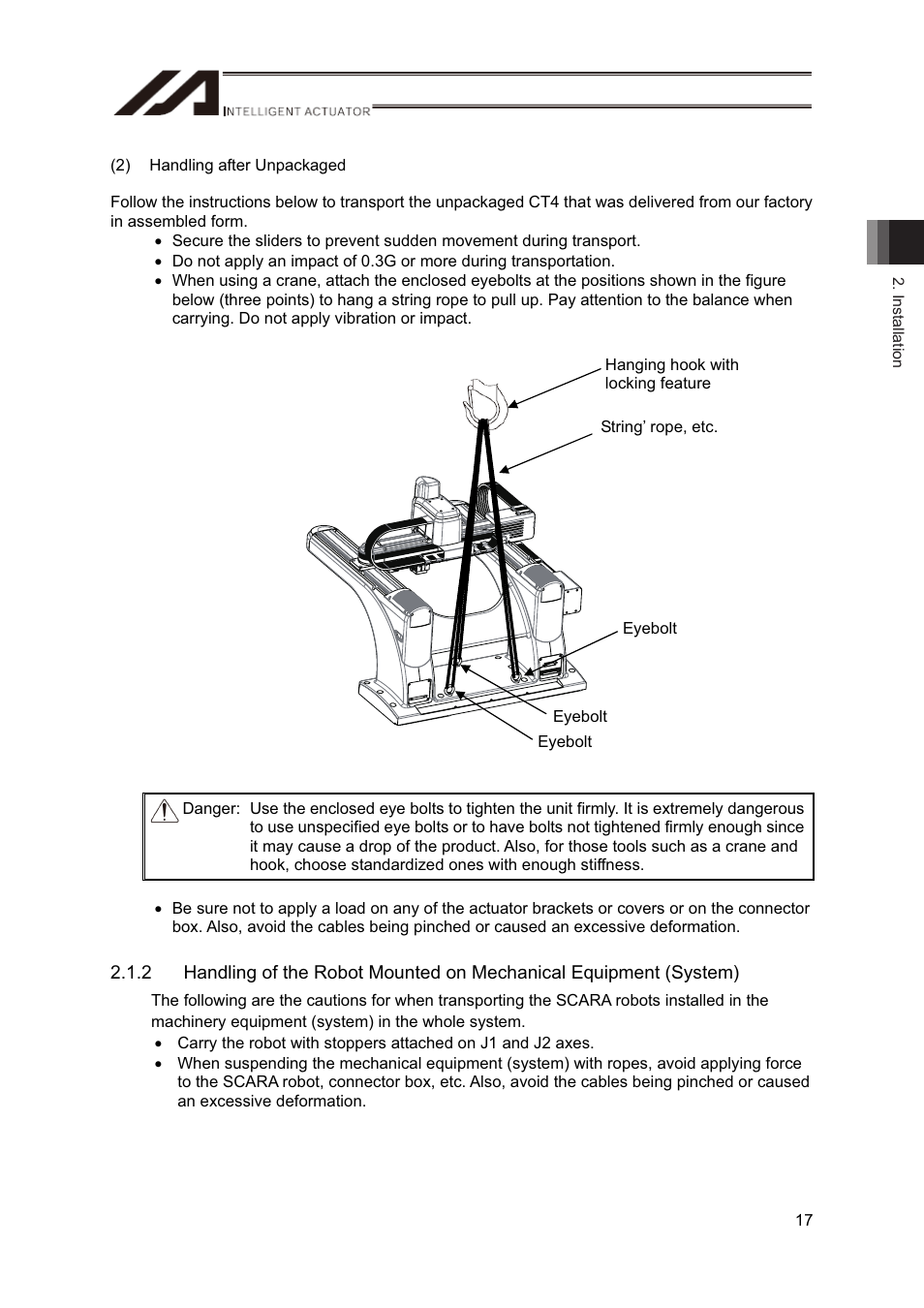 IAI America CT4 User Manual | Page 23 / 72