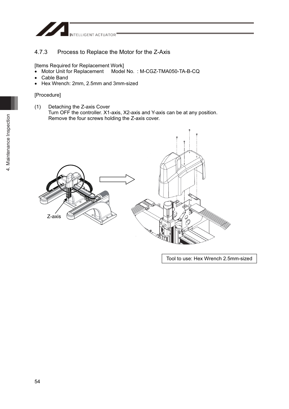IAI America CT4 User Manual | Page 60 / 72