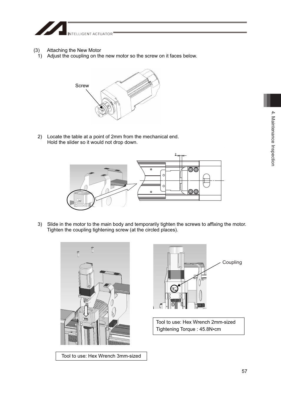 IAI America CT4 User Manual | Page 63 / 72