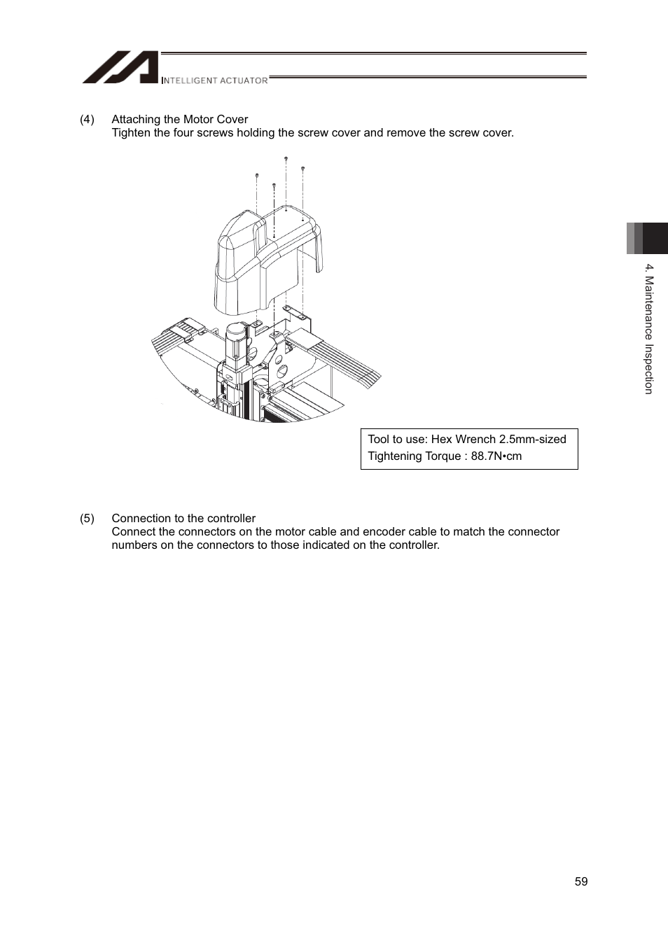 IAI America CT4 User Manual | Page 65 / 72