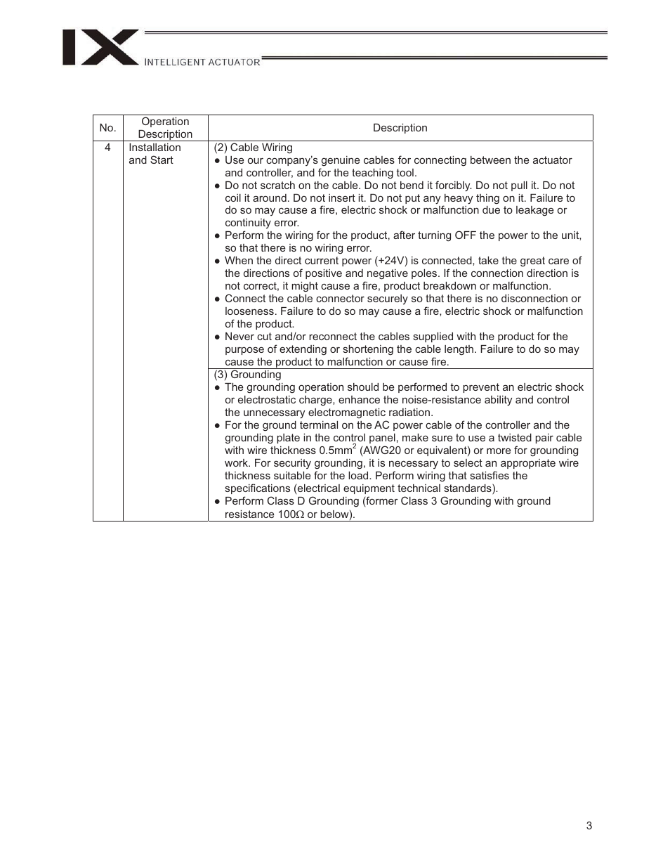 IAI America IX-NNW3515H User Manual | Page 9 / 110