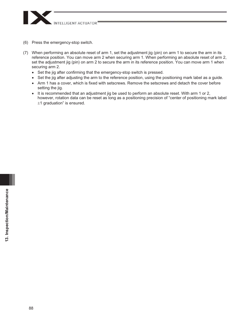 IAI America IX-NNW3515H User Manual | Page 94 / 110