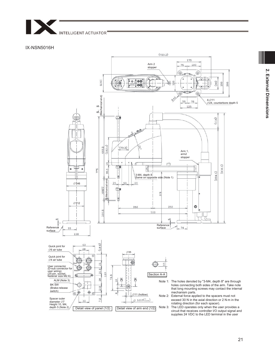 IAI America IX-NSN6016H User Manual | Page 29 / 142