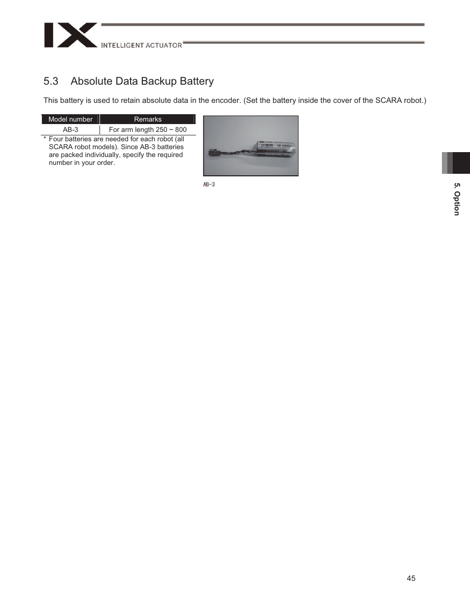 3 absolute data backup battery | IAI America IX-NSN6016H User Manual | Page 53 / 142