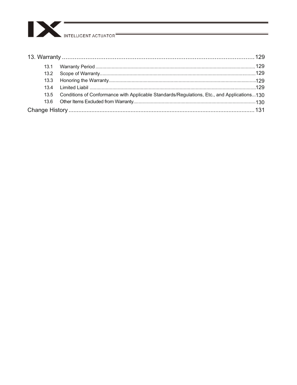 IAI America IX-NSN6016H User Manual | Page 7 / 142