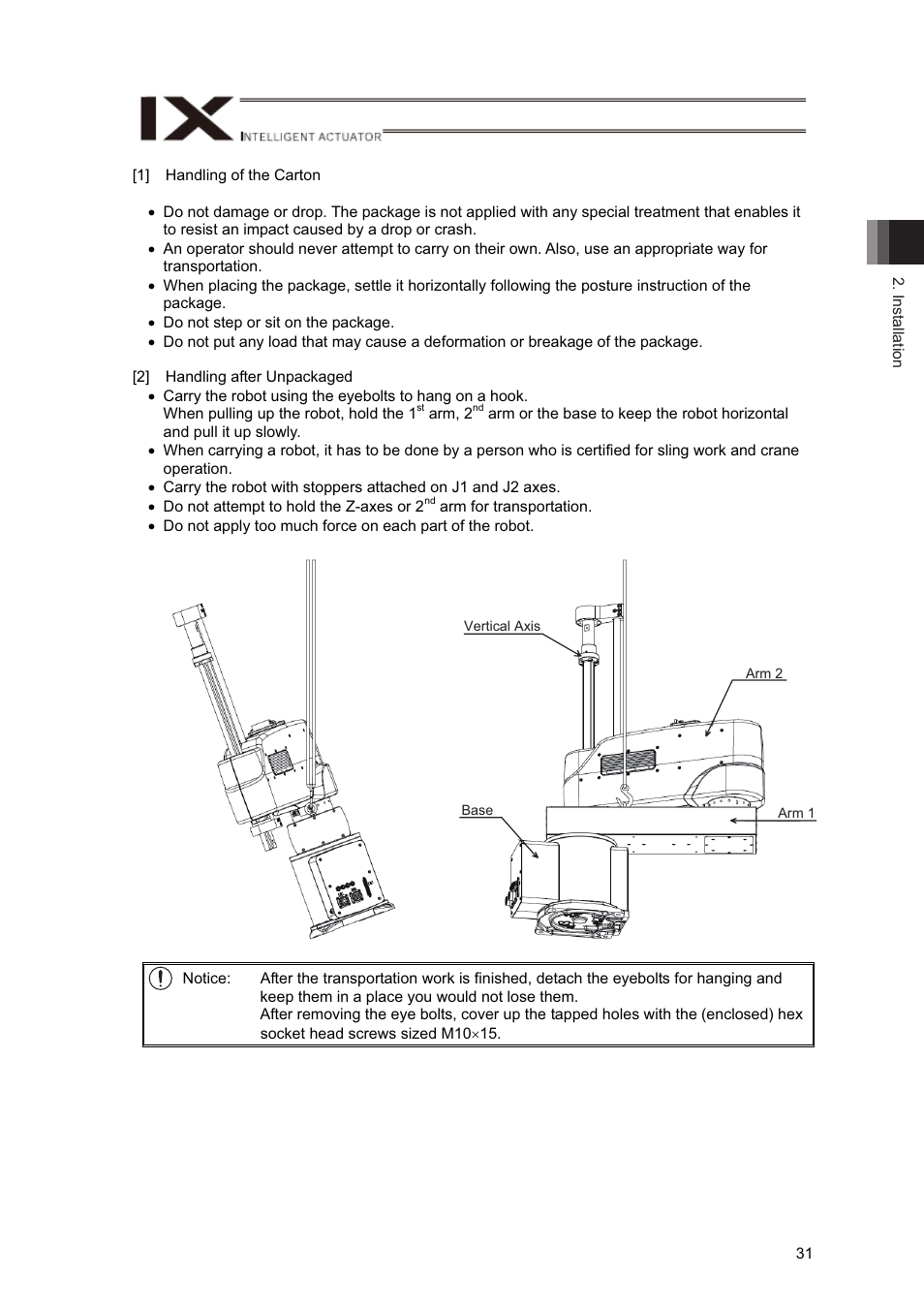 IAI America IX-NNN12040 User Manual | Page 37 / 90