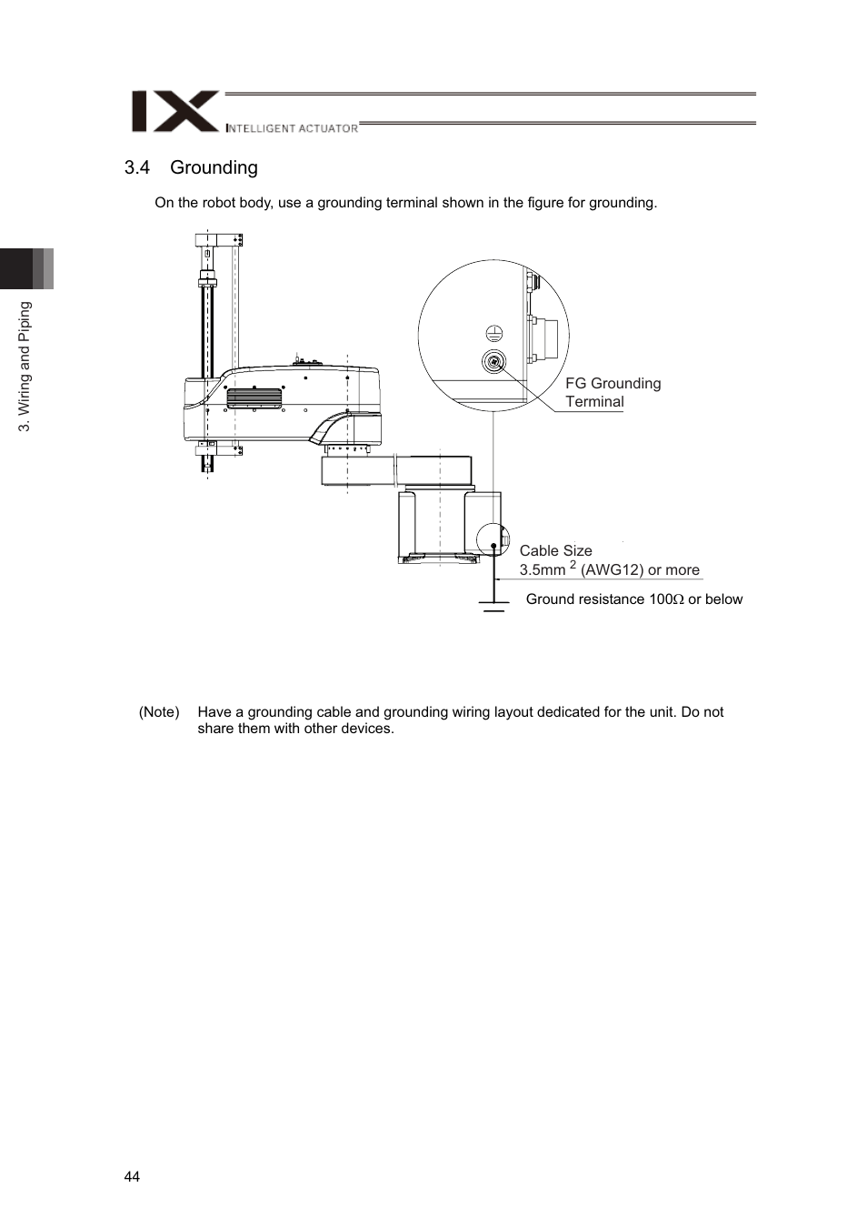 4 grounding | IAI America IX-NNN12040 User Manual | Page 50 / 90