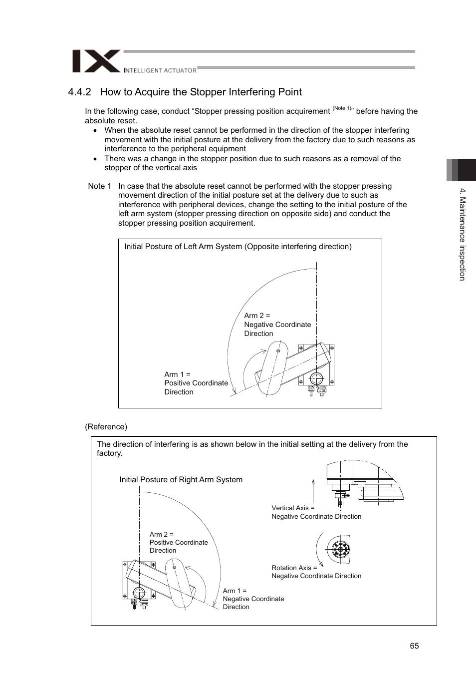 2 how to acquire the stopper interfering point | IAI America IX-NNN12040 User Manual | Page 71 / 90