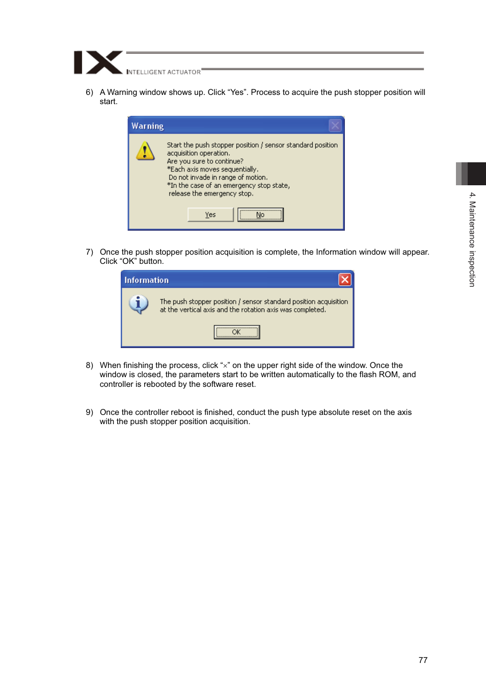 IAI America IX-NNN12040 User Manual | Page 83 / 90