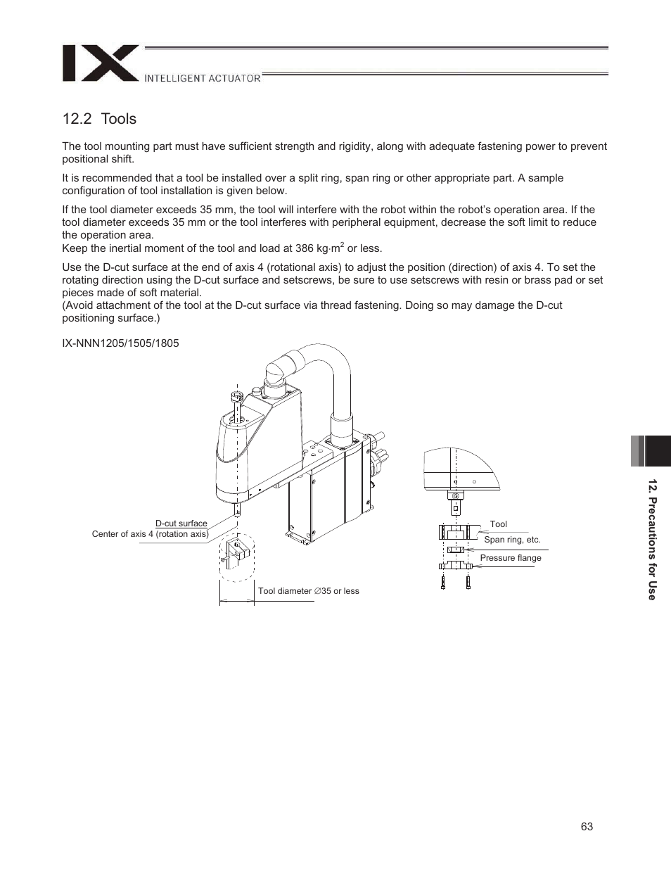 2 tools | IAI America IX-NNN1805 User Manual | Page 69 / 100