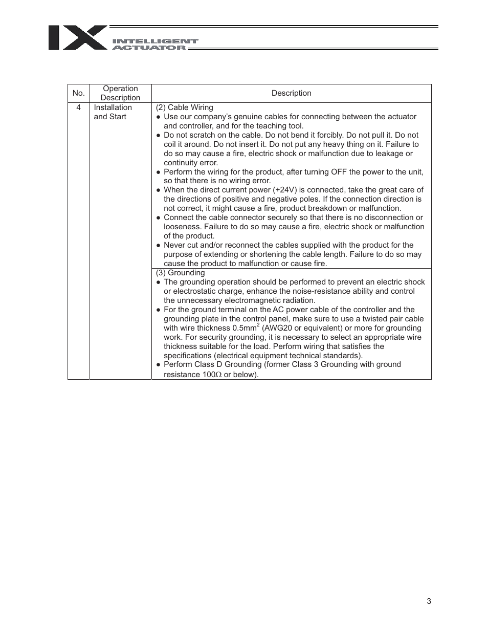 IAI America IX-NNN3515 User Manual | Page 11 / 76