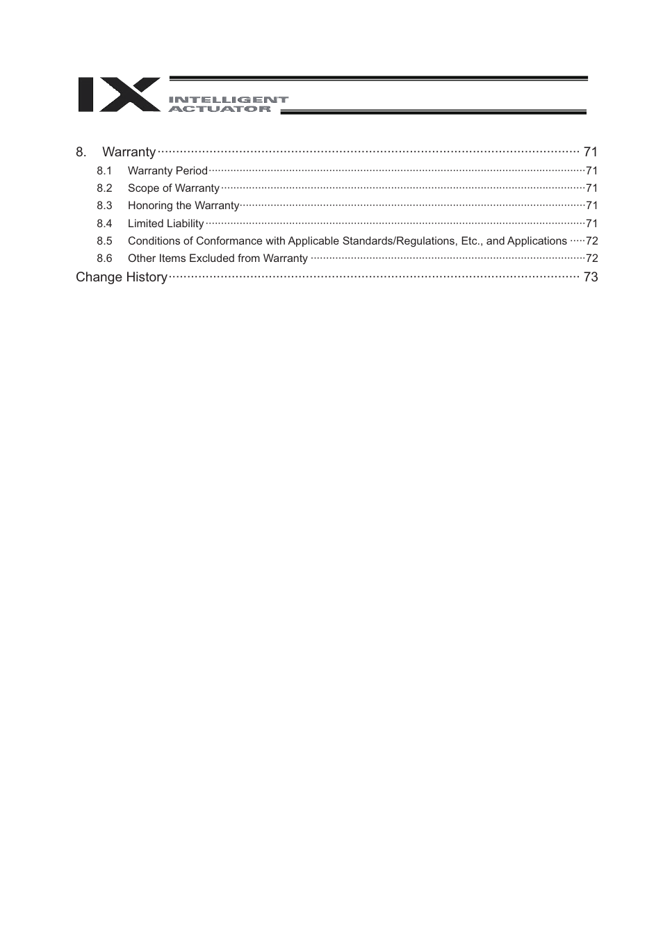 IAI America IX-NNN8040 User Manual | Page 8 / 84