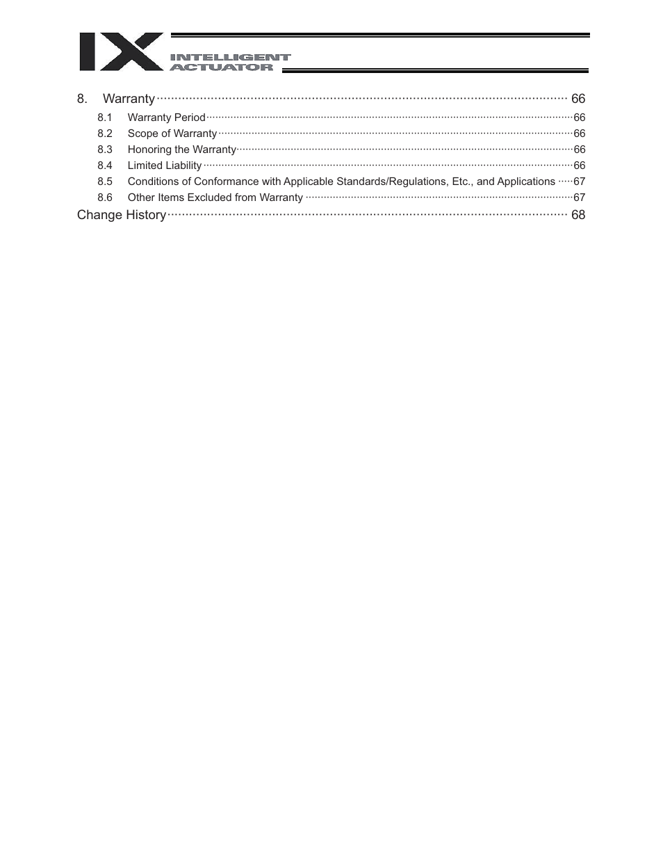 IAI America IX-NNW3515 User Manual | Page 6 / 76