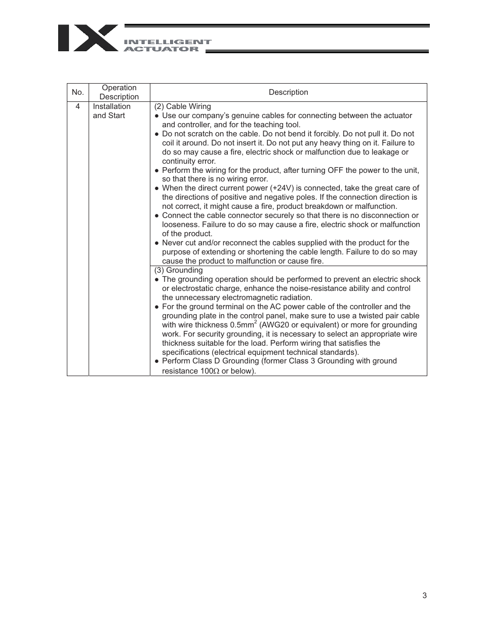 IAI America IX-NNW3515 User Manual | Page 9 / 76