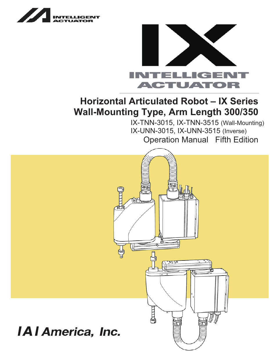 IAI America IX-UNN3515 User Manual | 80 pages
