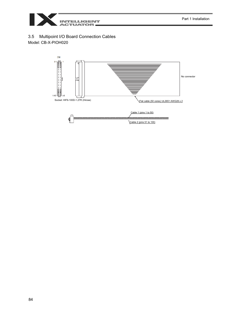 Multipoint i/o board connection cables, 5 multipoint i/o board connection cables | IAI America XSEL-QX User Manual | Page 108 / 558