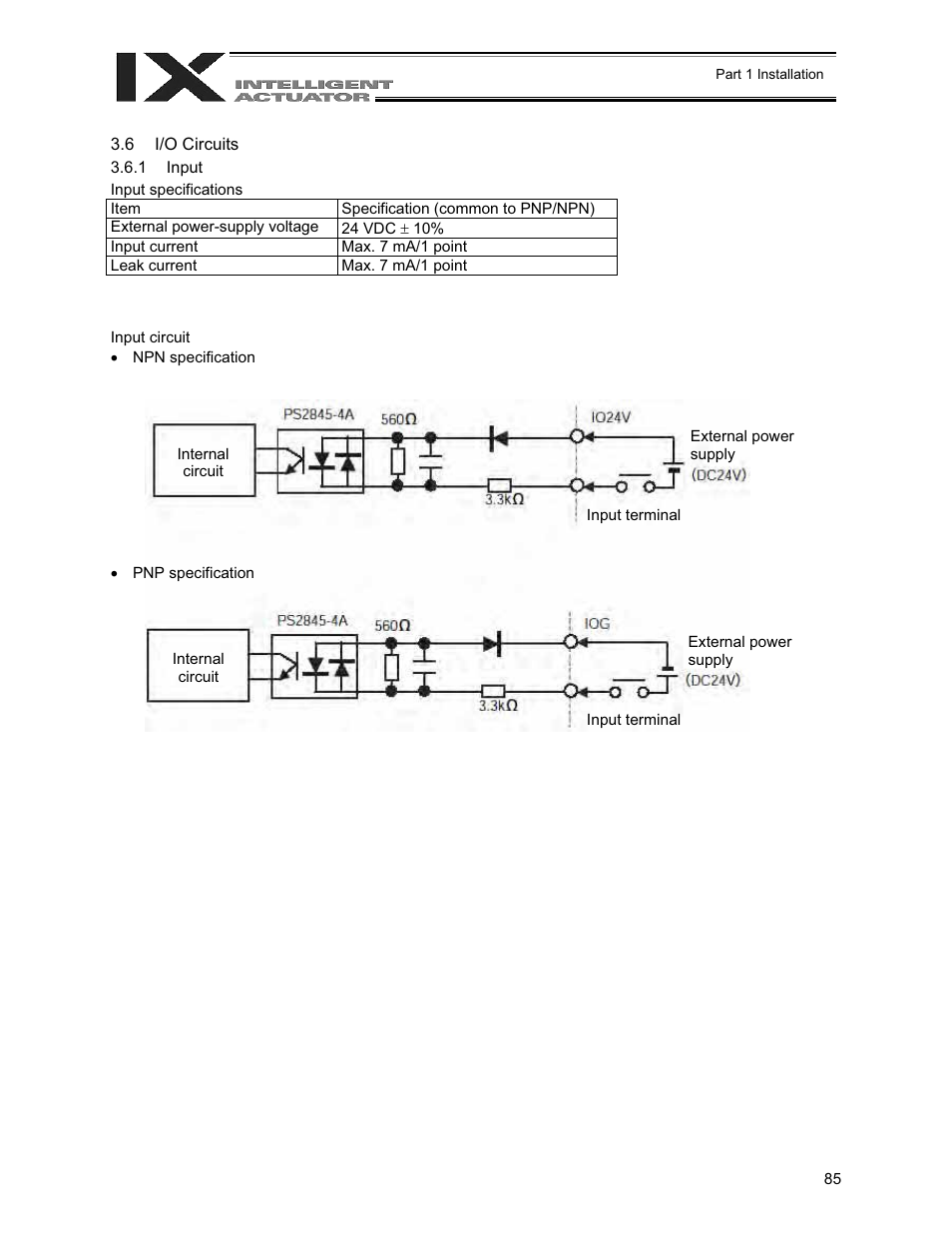 I/o circuits | IAI America XSEL-QX User Manual | Page 109 / 558
