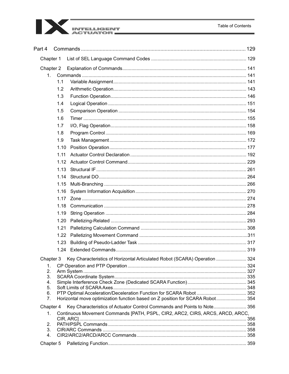 IAI America XSEL-QX User Manual | Page 11 / 558