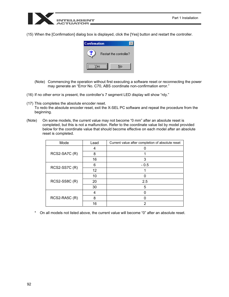 IAI America XSEL-QX User Manual | Page 116 / 558