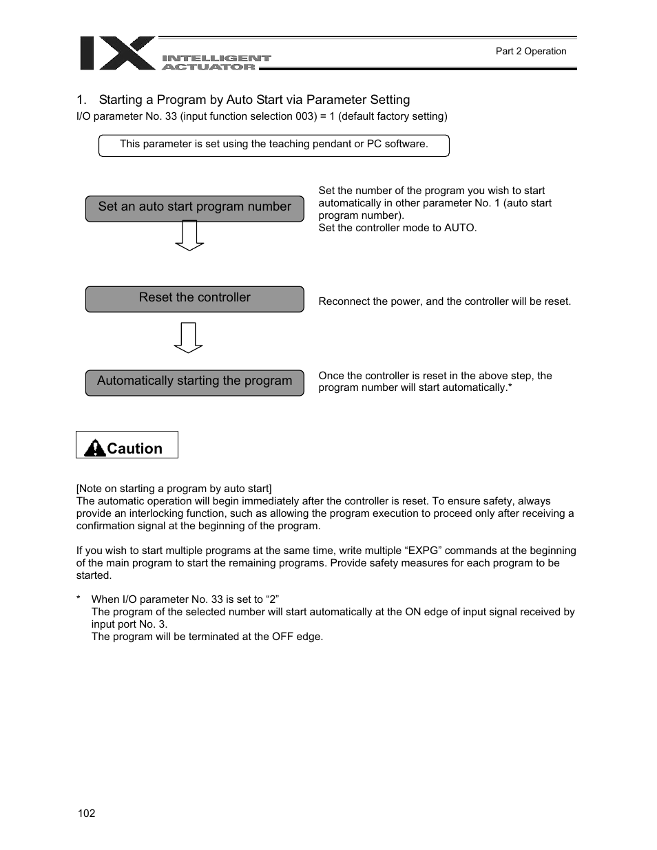 Caution | IAI America XSEL-QX User Manual | Page 126 / 558