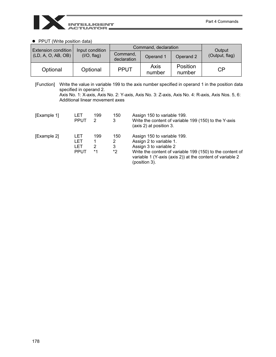 IAI America XSEL-QX User Manual | Page 202 / 558