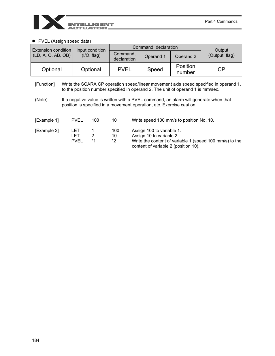 IAI America XSEL-QX User Manual | Page 208 / 558
