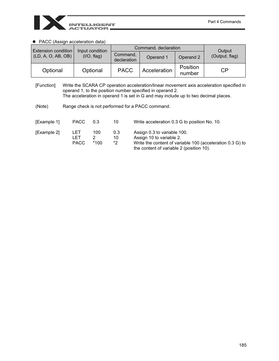 IAI America XSEL-QX User Manual | Page 209 / 558