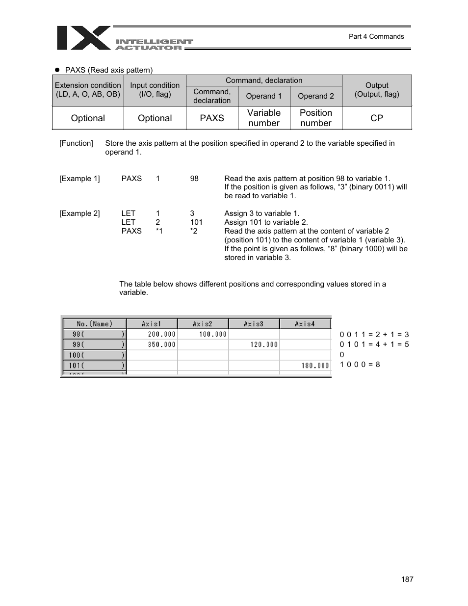 IAI America XSEL-QX User Manual | Page 211 / 558