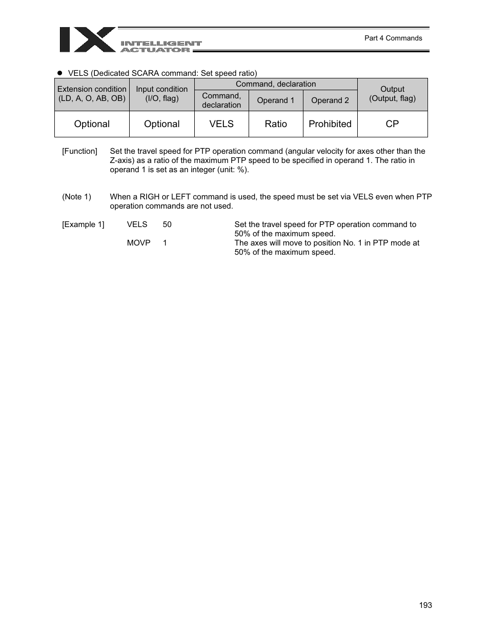 IAI America XSEL-QX User Manual | Page 217 / 558