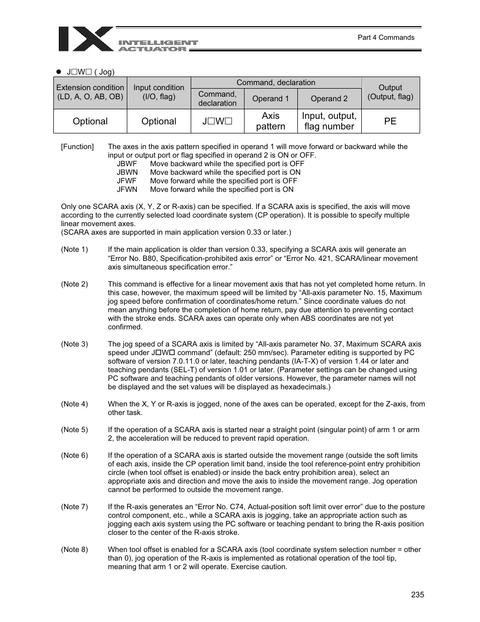 IAI America XSEL-QX User Manual | Page 259 / 558