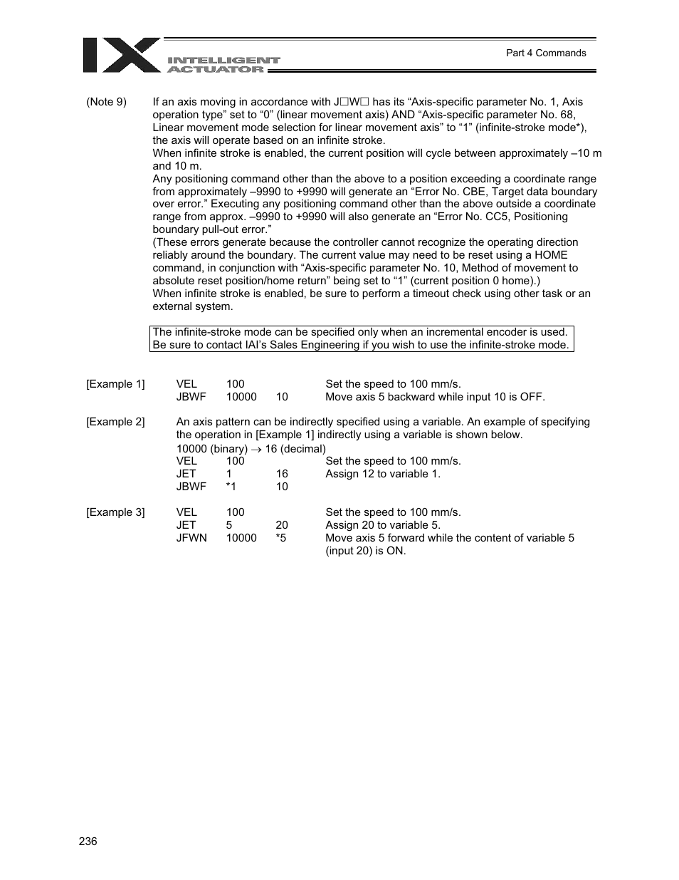 IAI America XSEL-QX User Manual | Page 260 / 558