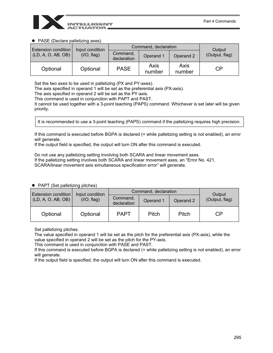 IAI America XSEL-QX User Manual | Page 319 / 558