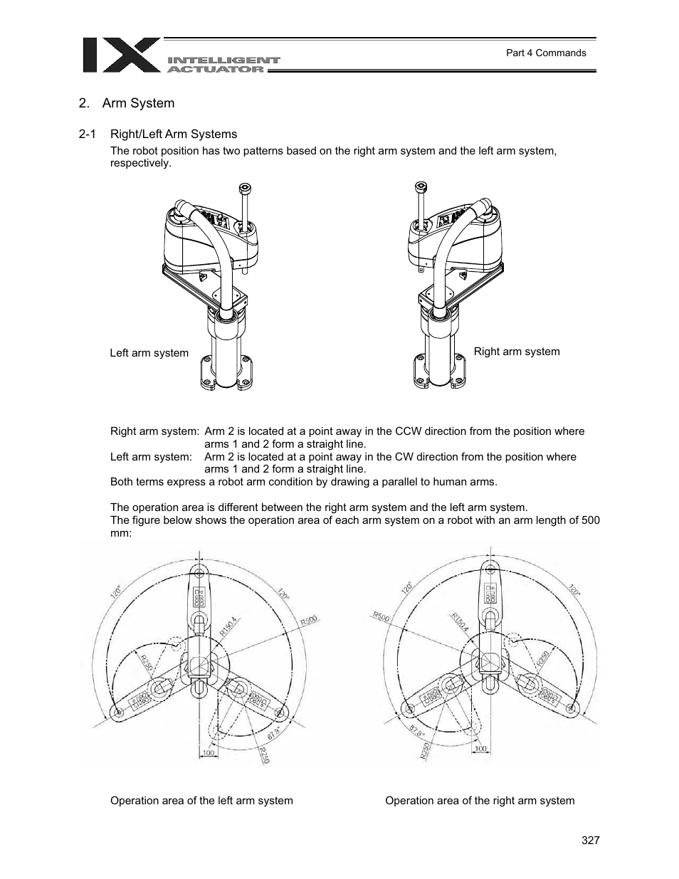 Arm system | IAI America XSEL-QX User Manual | Page 351 / 558