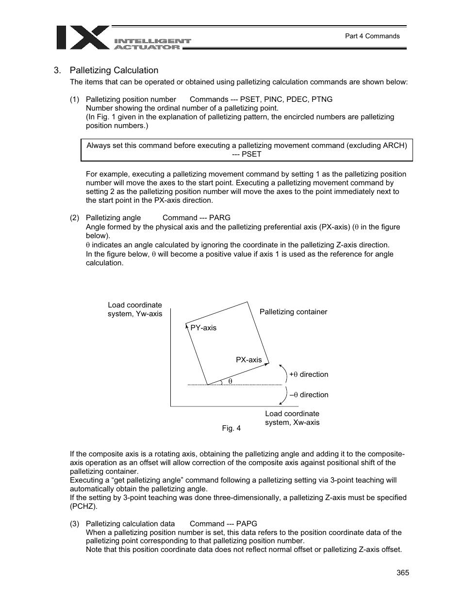 Palletizing calculation | IAI America XSEL-QX User Manual | Page 389 / 558