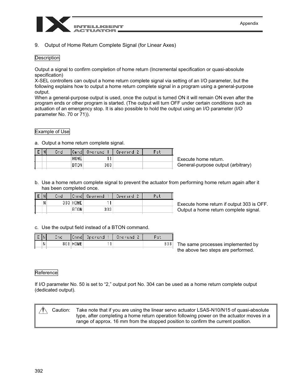 IAI America XSEL-QX User Manual | Page 416 / 558