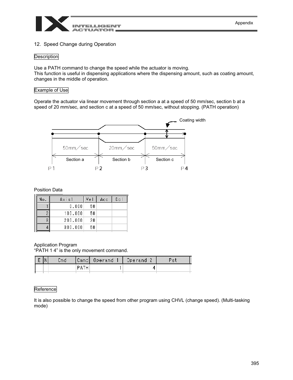 Speed change during operation | IAI America XSEL-QX User Manual | Page 419 / 558