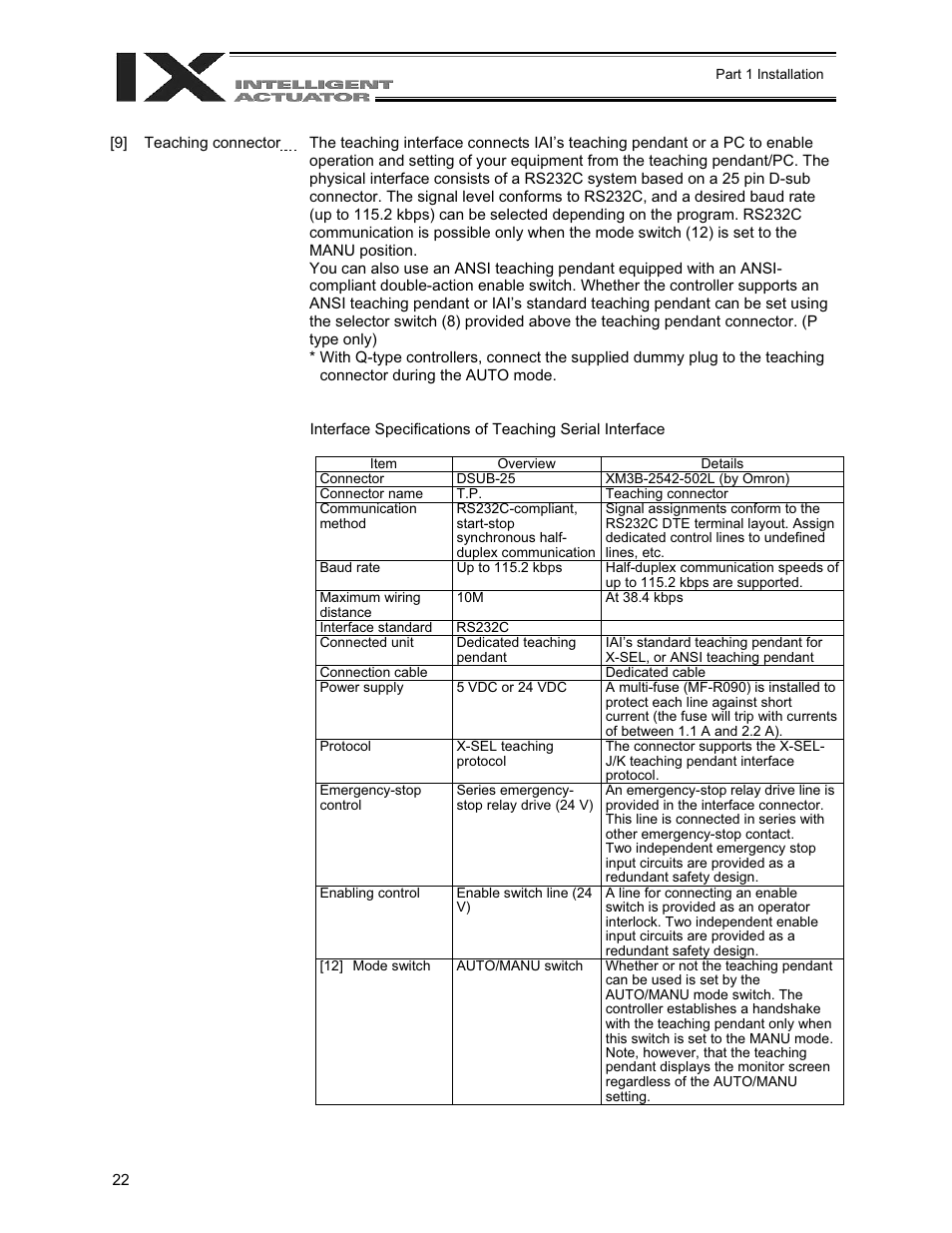 IAI America XSEL-QX User Manual | Page 46 / 558