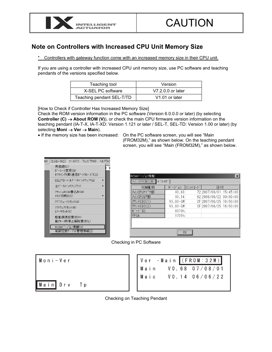 Caution | IAI America XSEL-QX User Manual | Page 7 / 558