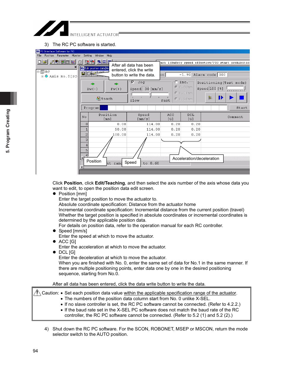 IAI America XSEL-S User Manual | Page 100 / 154