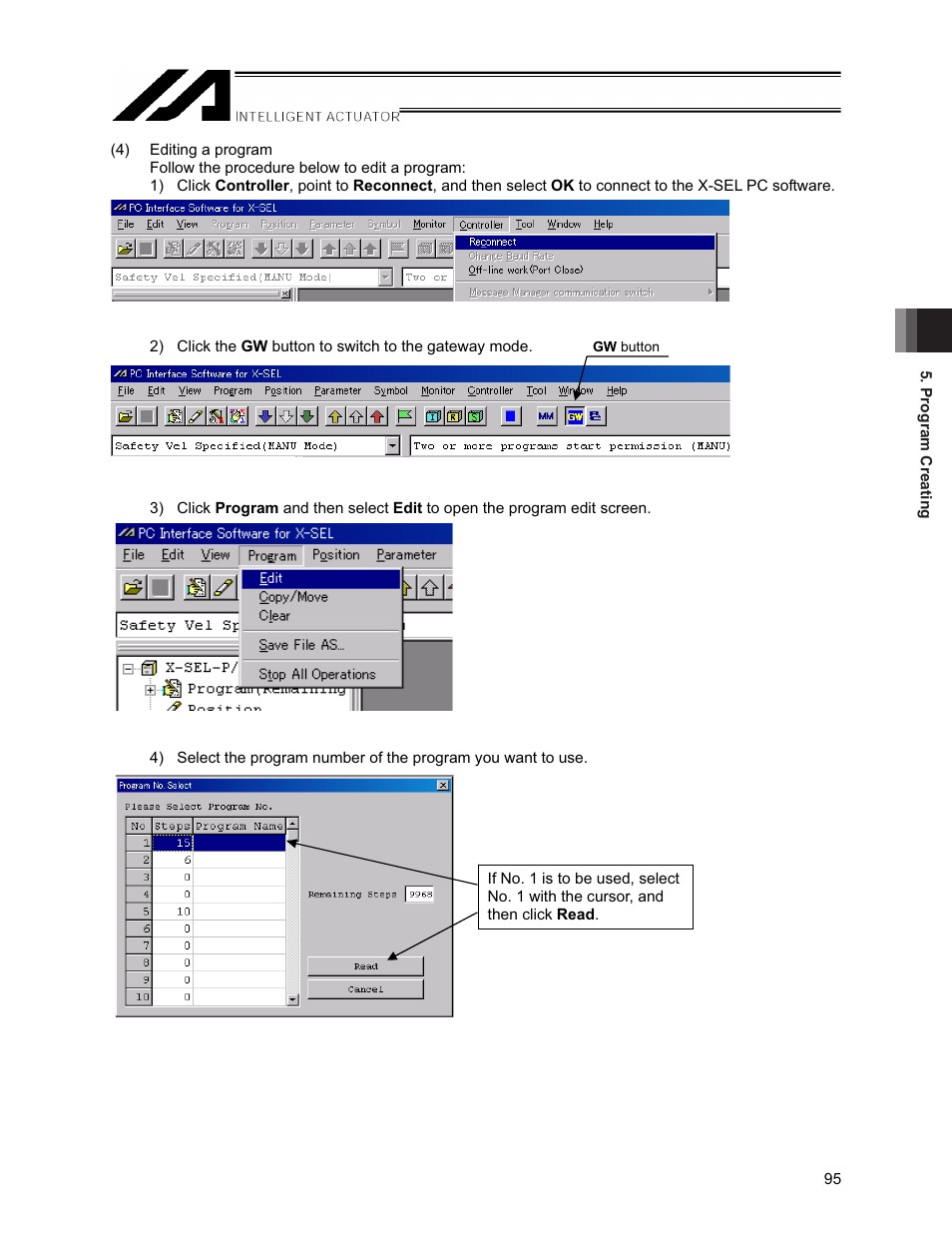 IAI America XSEL-S User Manual | Page 101 / 154