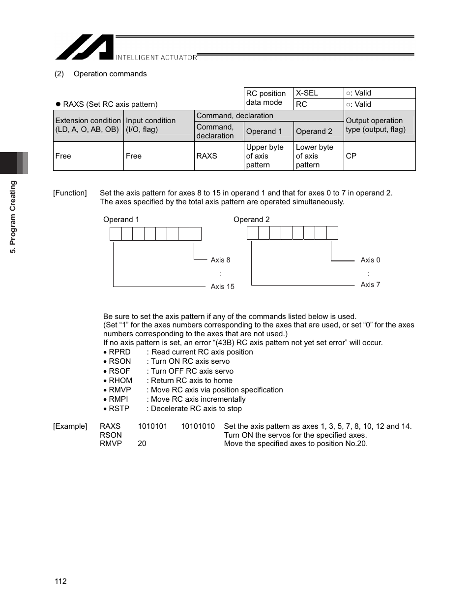 IAI America XSEL-S User Manual | Page 118 / 154