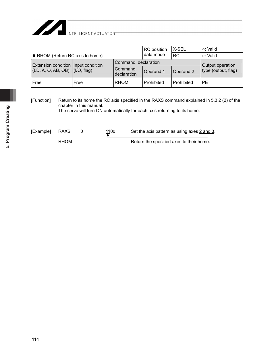 IAI America XSEL-S User Manual | Page 120 / 154