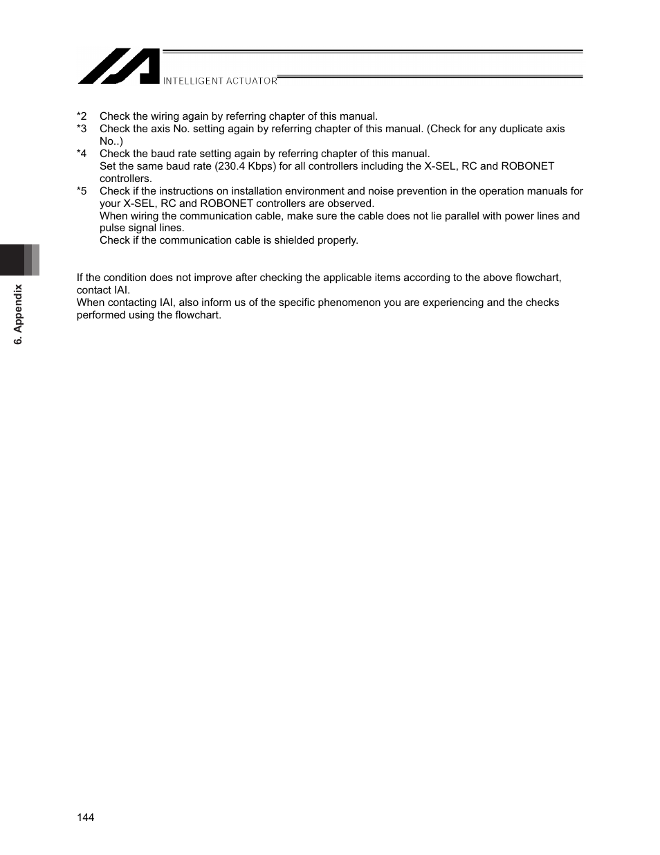 IAI America XSEL-S User Manual | Page 150 / 154
