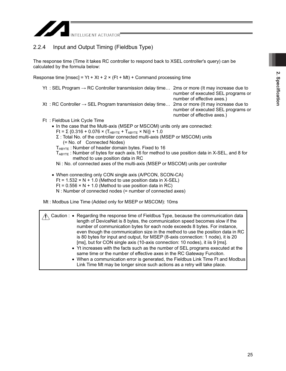 IAI America XSEL-S User Manual | Page 31 / 154