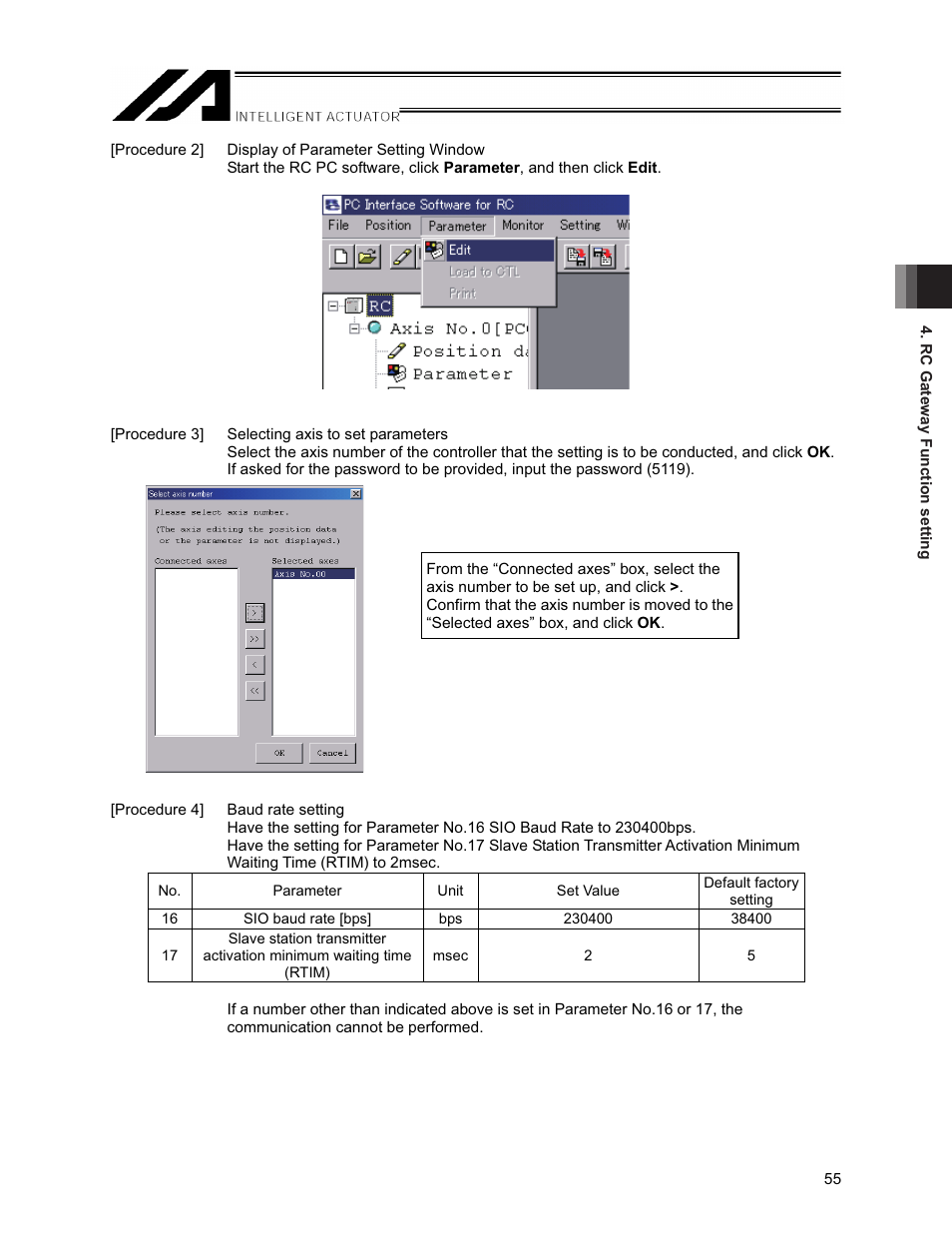 IAI America XSEL-S User Manual | Page 61 / 154