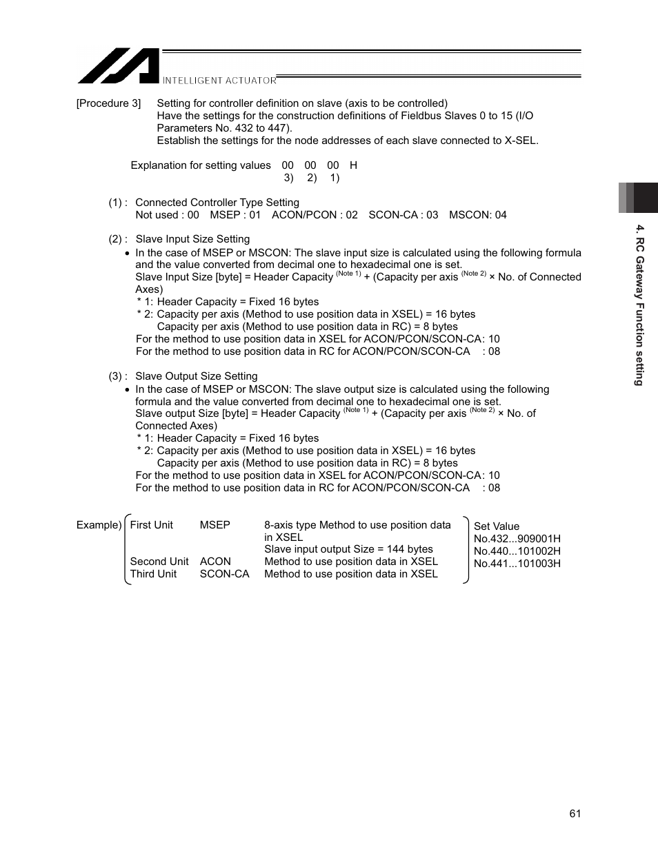 IAI America XSEL-S User Manual | Page 67 / 154