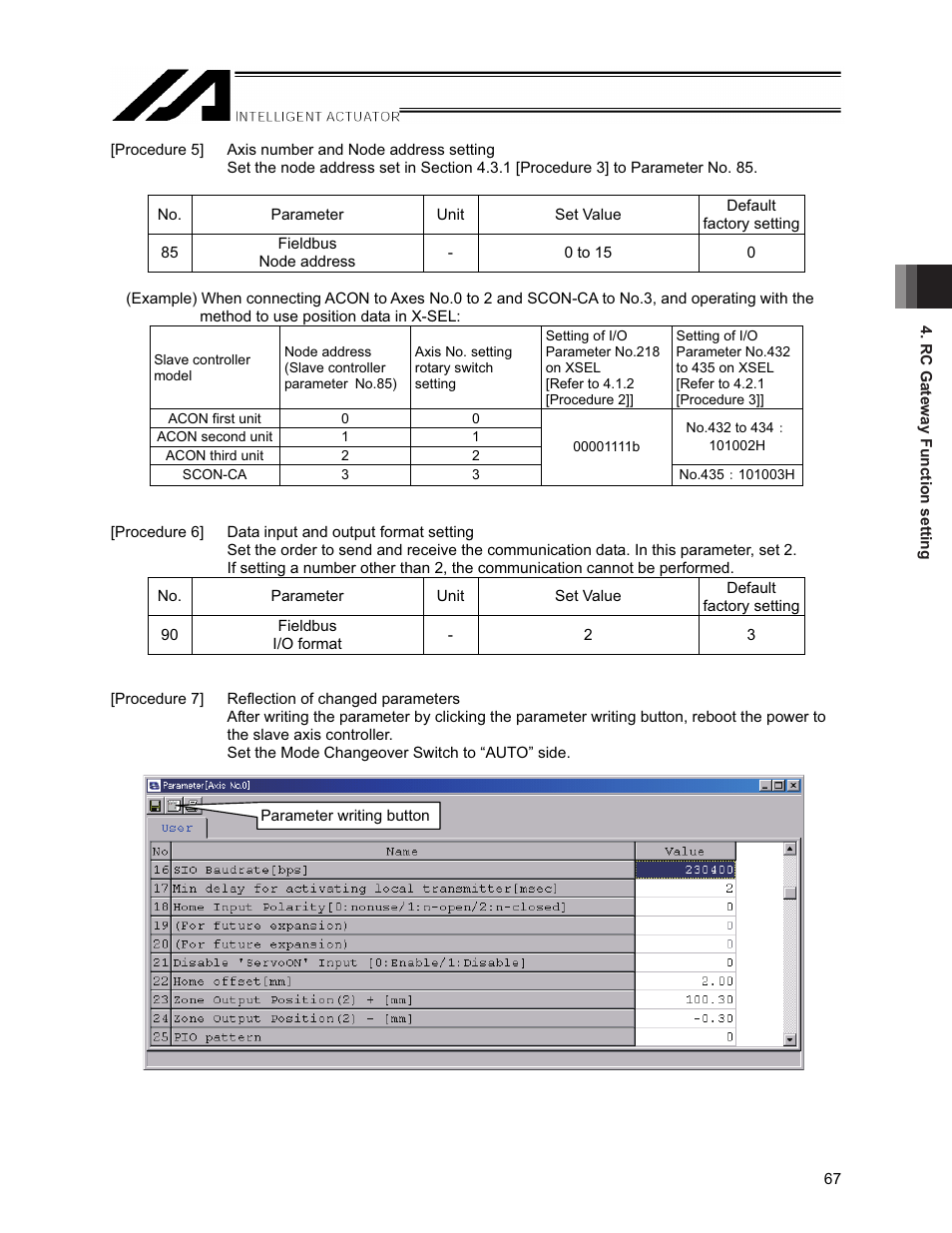 IAI America XSEL-S User Manual | Page 73 / 154