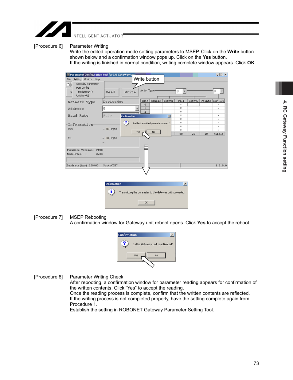 IAI America XSEL-S User Manual | Page 79 / 154