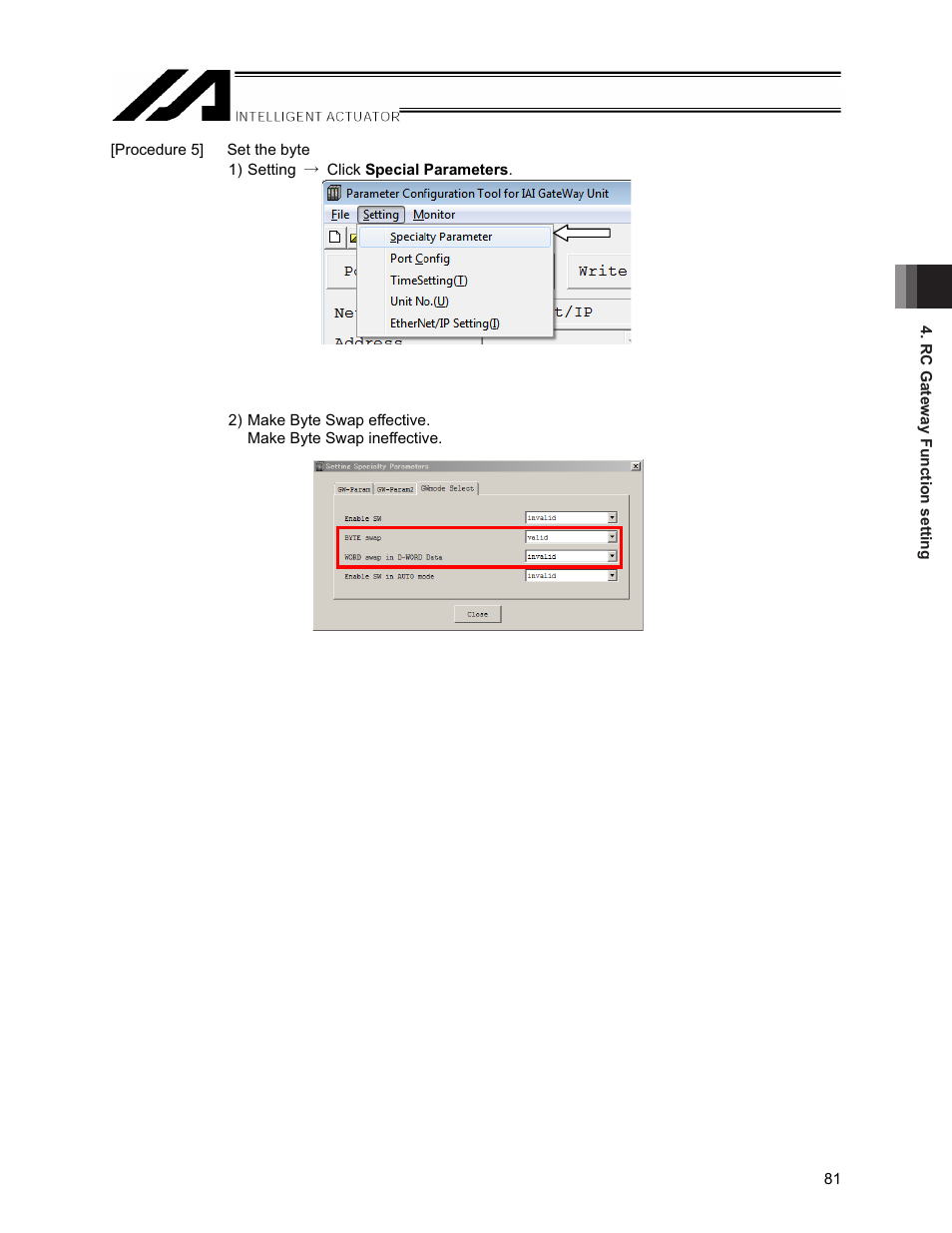 IAI America XSEL-S User Manual | Page 87 / 154