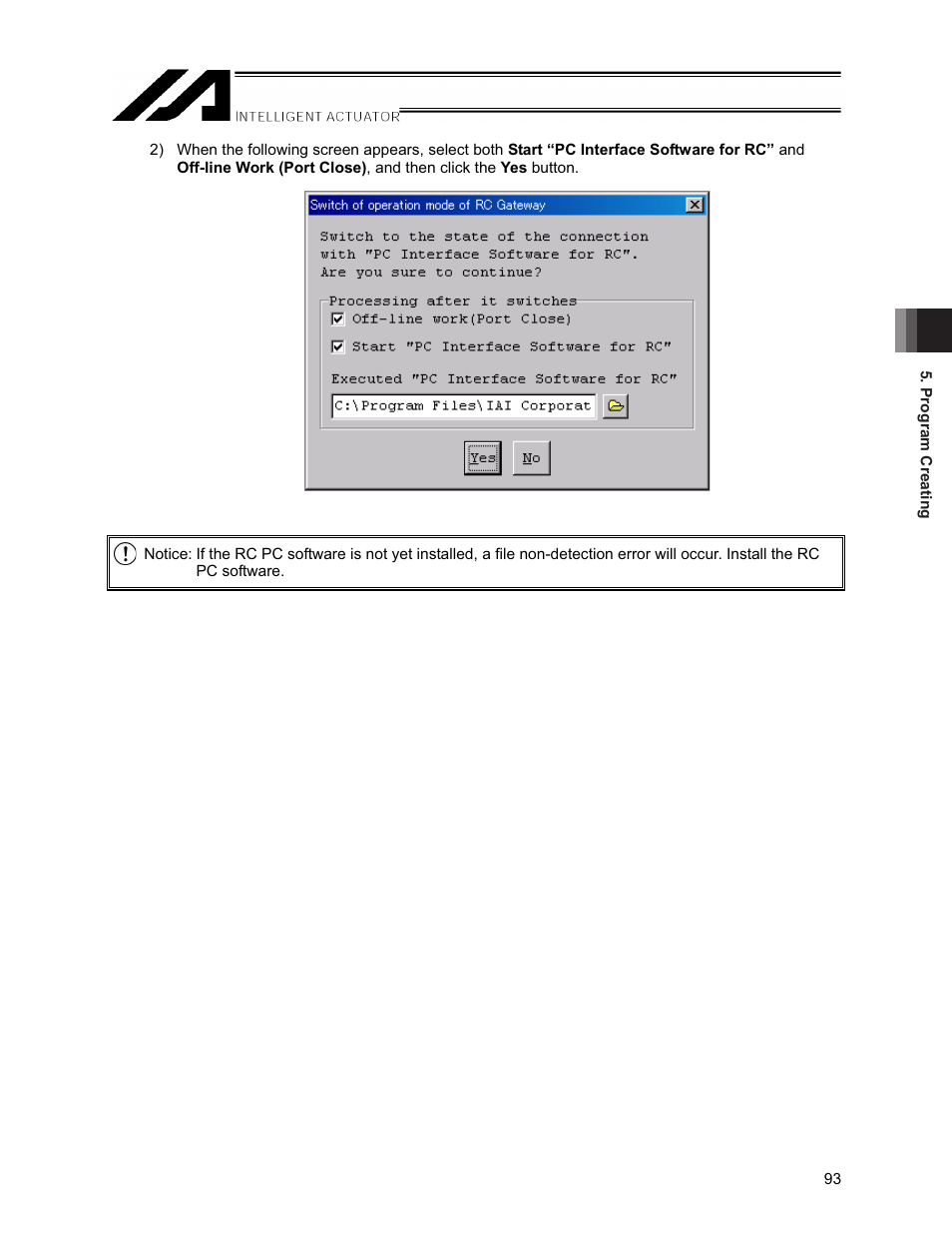 IAI America XSEL-S User Manual | Page 99 / 154